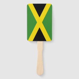 Abanico Hincha de mano con bandera de Jamaica