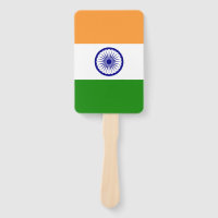 Hincha de mano con bandera de la India