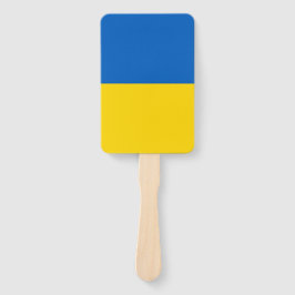 Abanico Hincha de mano con bandera de Ucrania