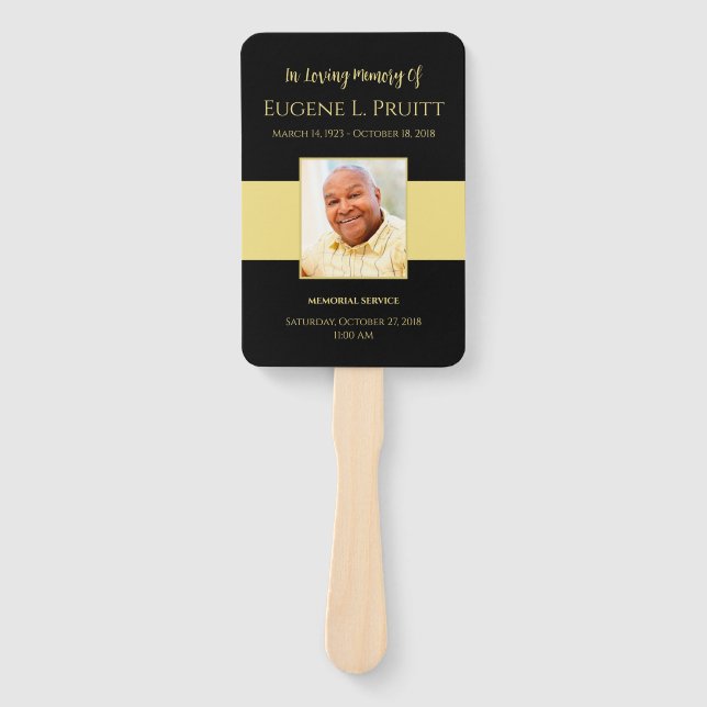 Abanico Hinchas conmemorativos del oro y el negro (Anverso)