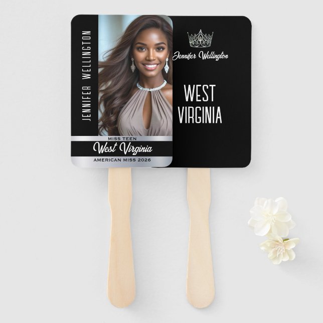 Abanico Hinchas De Fanático De Concurso | Onyx Shine Set d (Anverso y reverso)