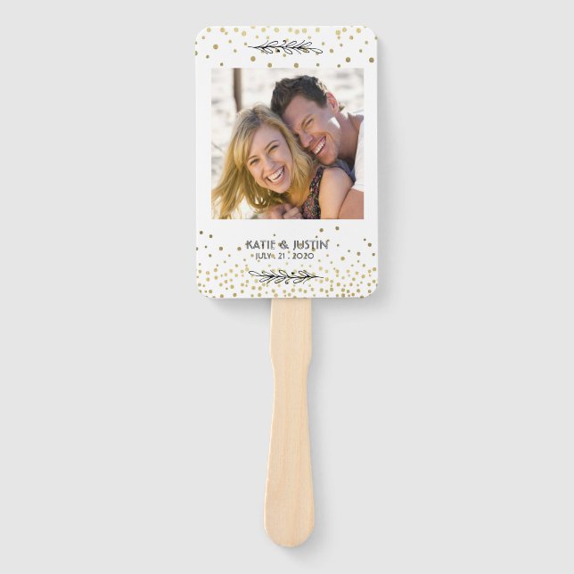 Abanico Hinchas de la mano del Boda fotográfico Stay Guay  (Anverso)