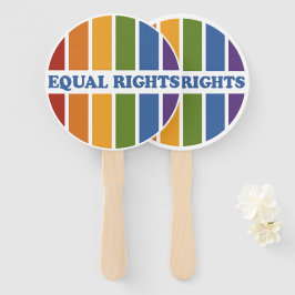 Abanico Hinchas de mano de Equal Rights