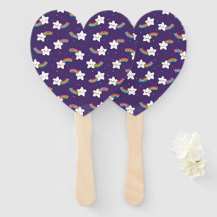 Abanico Hinchas de mano de Rainbow Stars
