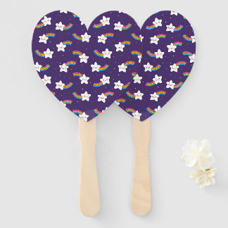 Abanico Hinchas de mano de Rainbow Stars