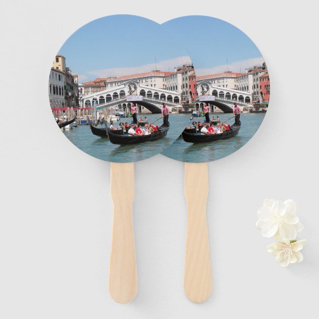 Abanico Hinchas del Canal de Venecia (Anverso y reverso)