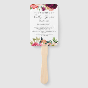 Abanico Hinchas del Programa Bohemio de Boda Floral