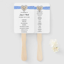 Hinchas del Programa de Boda de encaje azul de Uni