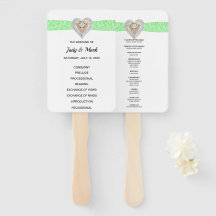 Hinchas del Programa de Boda Verde de encaje de Un