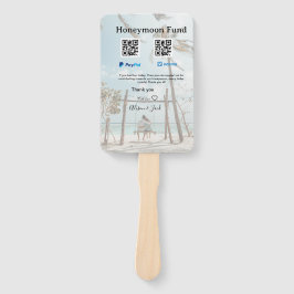 Abanico Honeymoon fund venomo paypal donation Q R couple