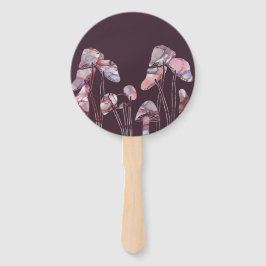 Abanico Hongos de tinta morada