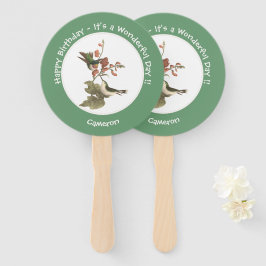 Abanico Hummingbird, cumpleaños u otro Fiesta con trompa d