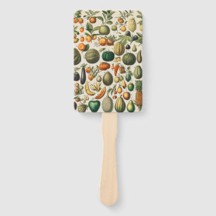 Abanico Ilustracion científico botánico de frutas