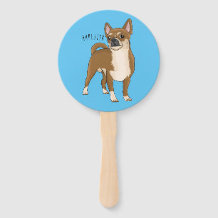Abanico Ilustracion de personalizado chihuahua