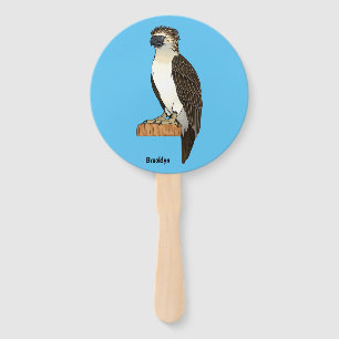 Abanico Ilustracion de personalizado de aves águilas de Fi