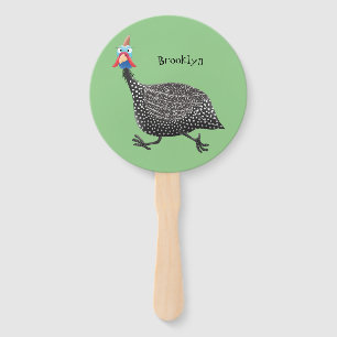 Abanico Ilustracion de personalizado de aves divertidos de