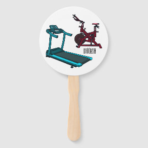 Abanico Ilustracion de personalizado de bicicletas de hila