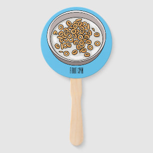 Abanico Ilustracion de personalizado de cereales