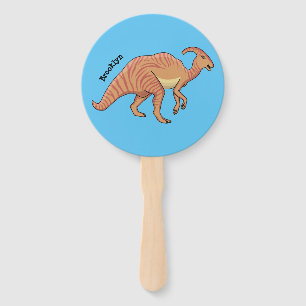 Abanico Ilustracion de personalizado de dinosaurios de par
