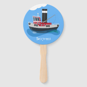 Abanico Ilustracion de personalizado de embarcaciones de a