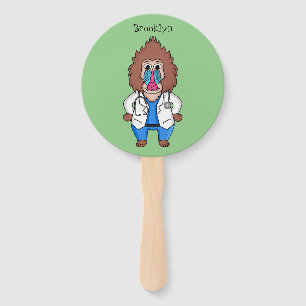 Abanico Ilustracion de personalizado de médica de mandrile