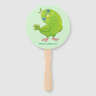 Abanico Ilustracion de personalizado de paracaídas verde l