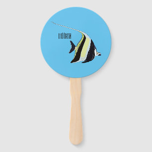 Abanico Ilustracion de personalizado de peces moro