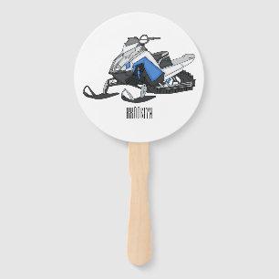 Abanico Ilustracion de personalizado para motos de nieve