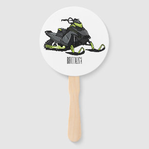 Abanico Ilustracion de personalizado para motos de nieve