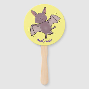 Abanico Ilustracion de personalizado volador de bate de be