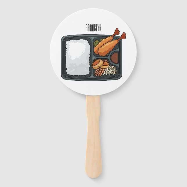 Abanico Ilustracion personalizado Bento (Anverso)