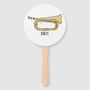 Abanico Ilustracion personalizado Bugle