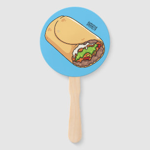 Abanico Ilustracion personalizado Burrito