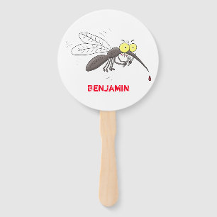 Abanico Ilustracion personalizado de insectos de mosquitos