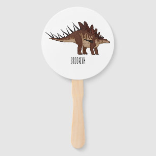 Abanico Ilustracion personalizado de Kentrosaurus
