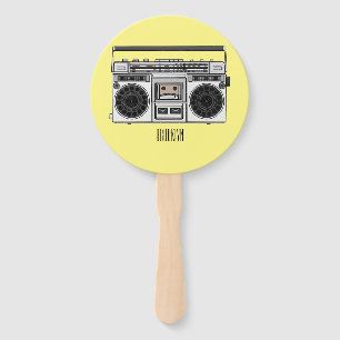 Abanico Ilustracion personalizado de radio