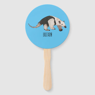 Abanico Ilustracion personalizado de Tamandua