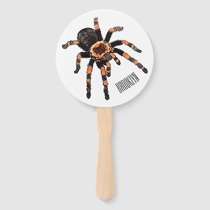 Abanico Ilustracion personalizado de Tarantula