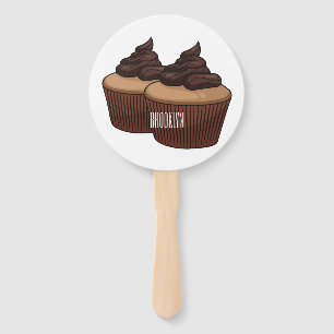 Abanico Ilustracion personalizado de tarta