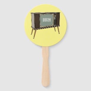Abanico Ilustracion personalizado de televisión