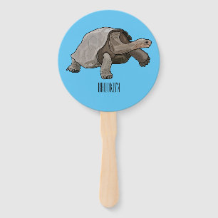 Abanico Ilustracion personalizado de tortugas de Galápagos