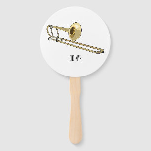 Abanico Ilustracion personalizado de Trombone