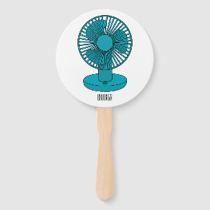 Abanico Ilustracion personalizado de ventilador