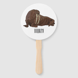 Abanico Ilustracion personalizado de Walrus