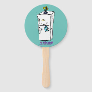 Abanico Ilustracion personalizado frigorífico divertido