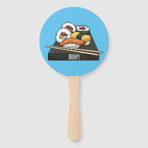 Abanico Ilustracion personalizado Sushi