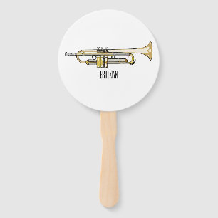 Abanico Ilustracion personalizado Trumpet