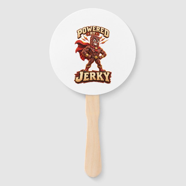 Abanico Impulsado por Jerky Superhero (Anverso)