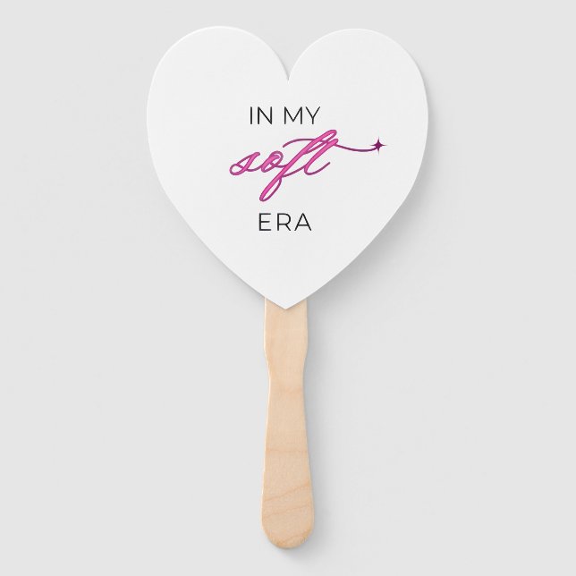 Abanico “In My Soft Era – Soft Aesthetic” (Anverso)