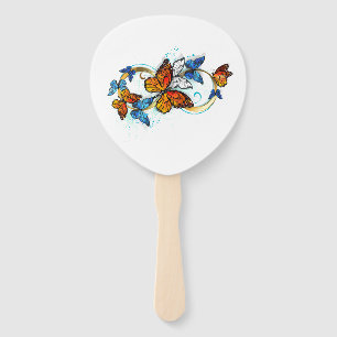 Abanico Infinidad de Mariposas Monarca
